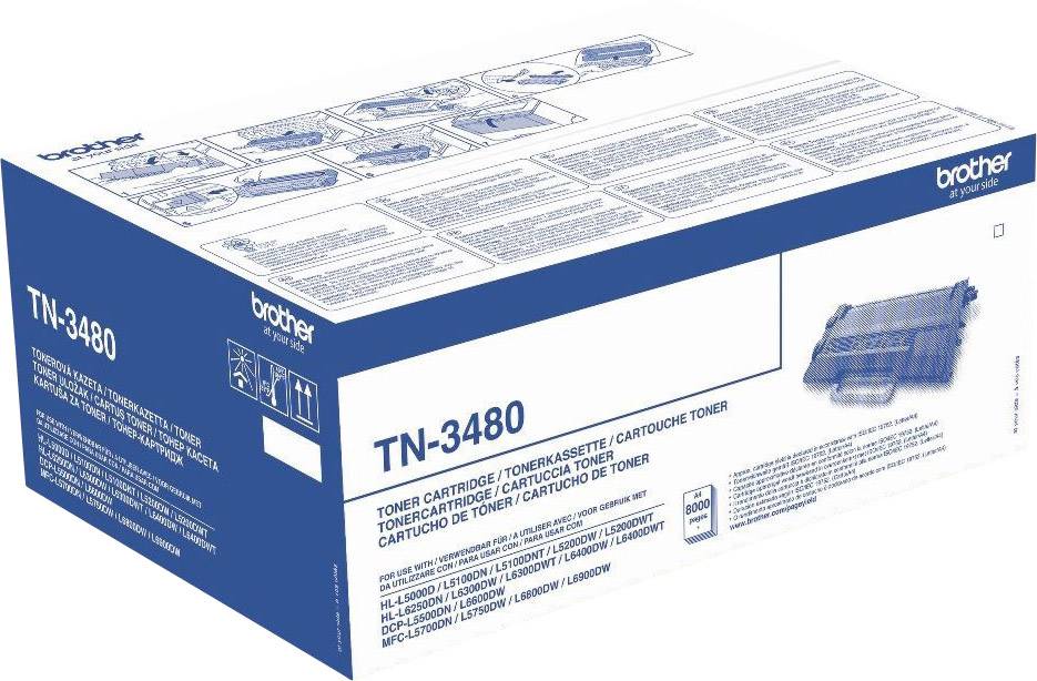 Brother Toner TN-3480 Original Schwarz 8000 Seiten TN3480