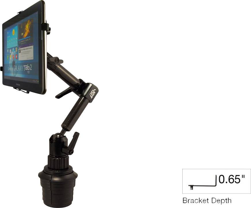 The Joyfactory Unite™ iPad Getränkehalterung Schwarz Passend für Apple-Modell: iPad