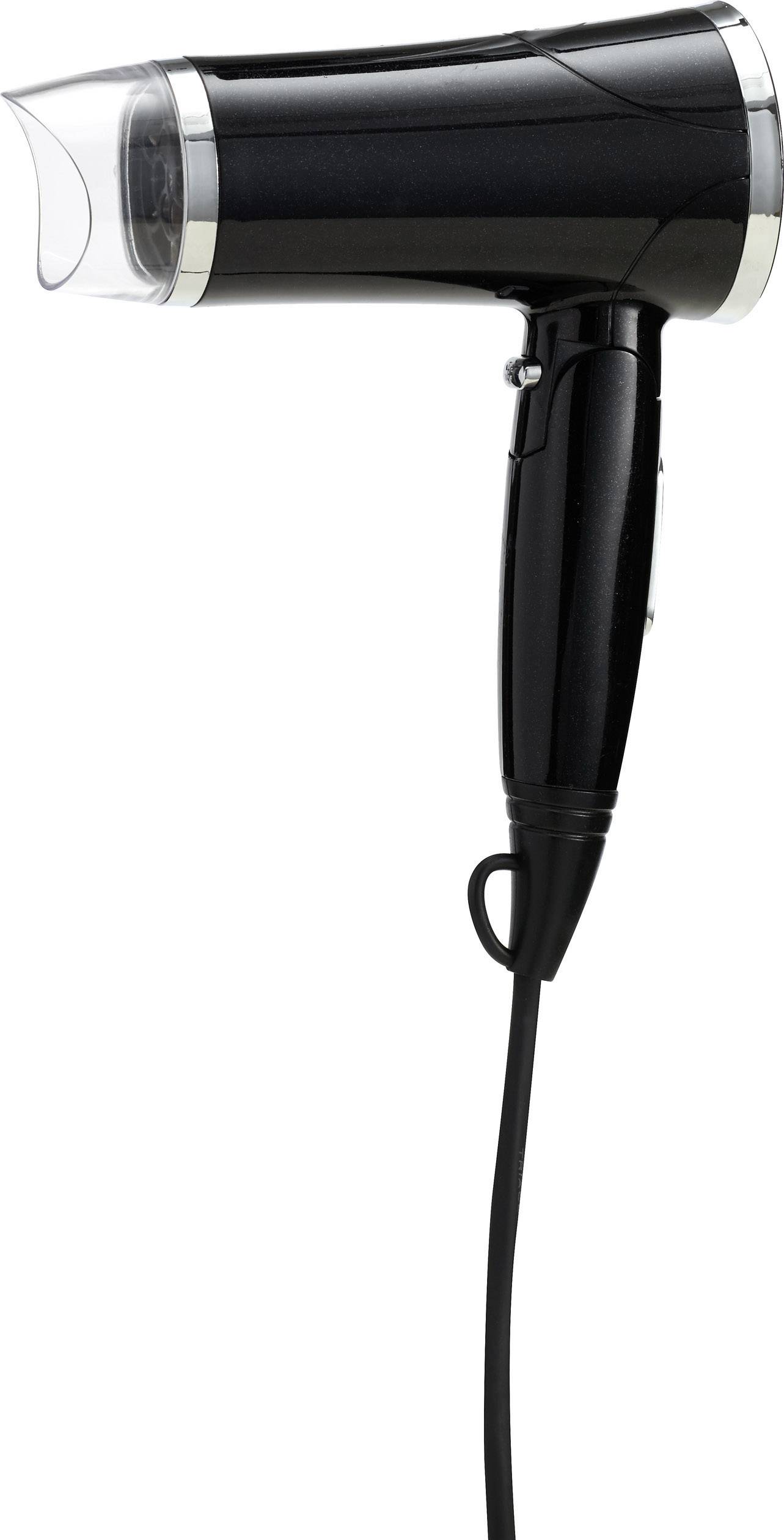 Basetech VC-1390 Reisehaartrockner Schwarz, Silber