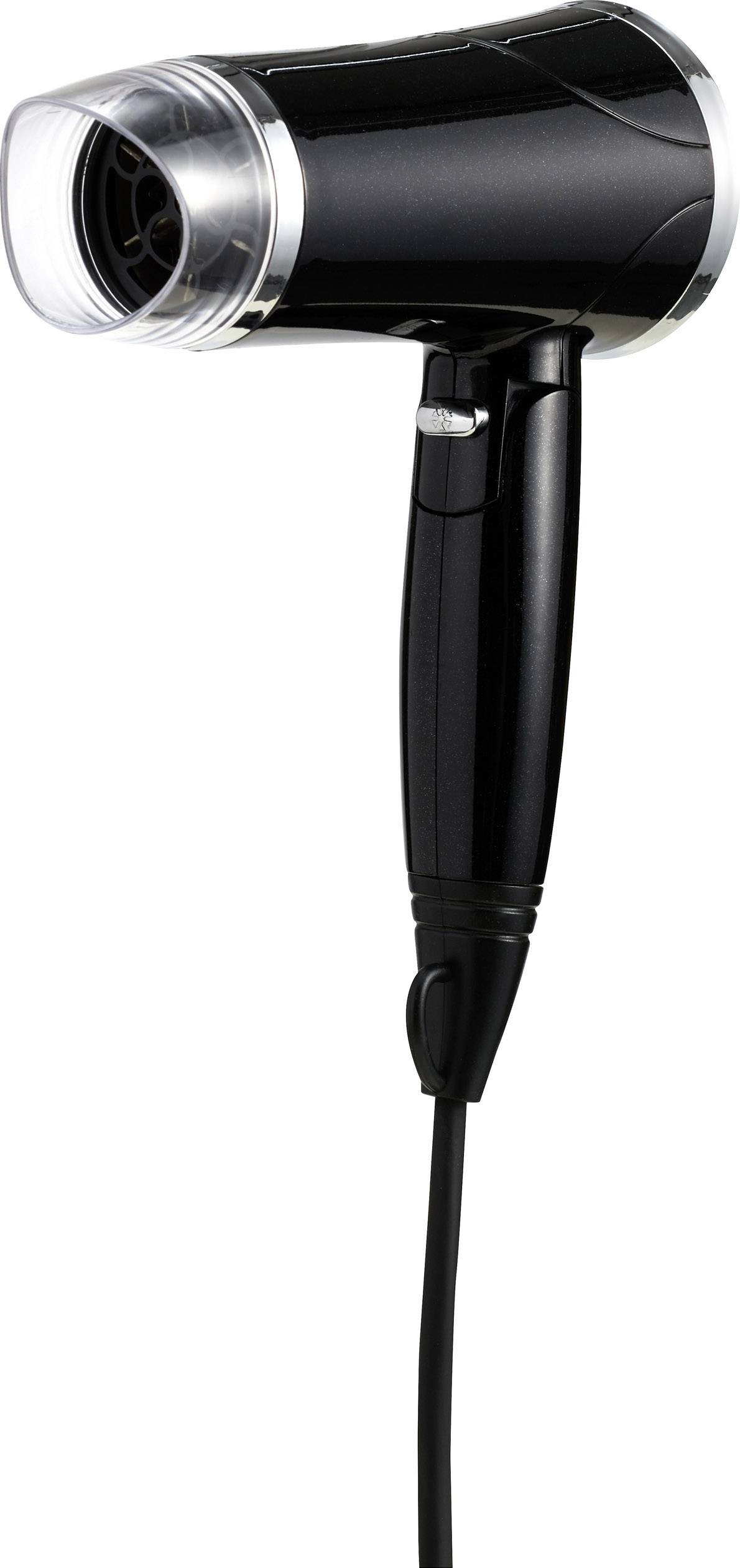 Basetech VC-1390 Reisehaartrockner Schwarz, Silber