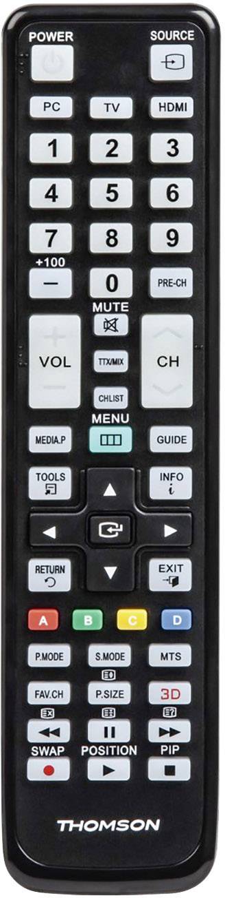 Thomson ROC1105SAM für Samsung TV Samsung Fernbedienung Schwarz