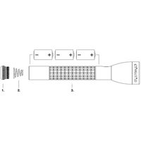 Mag-Lite ML50LX 3C LED Taschenlampe batteriebetrieben 611 lm 153 h 454 g Mag-Lite ML50LX 3C LED Taschenlampe batteriebetrieben 611 lm 153 h 454 g