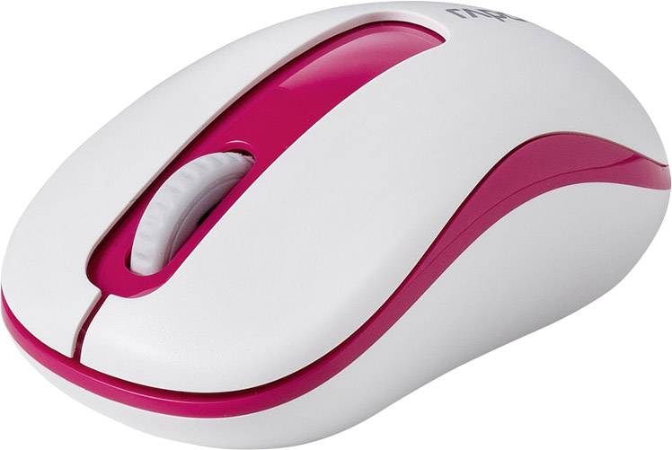 Rapoo M10 Funk Maus Optisch  Weiß, Rot