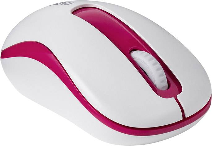 Rapoo M10 Funk Maus Optisch  Weiß, Rot