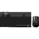 Rapoo 8000 Funk Tastatur, Maus-Set Spritzwassergeschützt Deutsch, QWERTZ, Windows® Schwarz