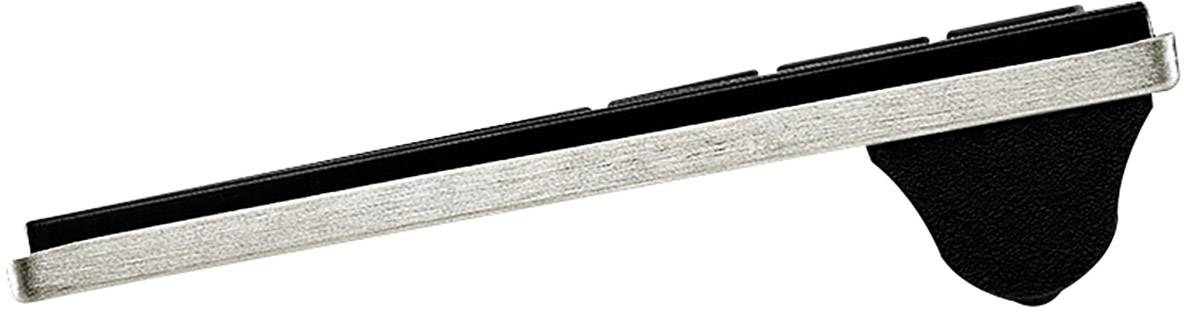 Rapoo E2710 Funk Tastatur Deutsch, QWERTZ Schwarz Touch-Oberfläche