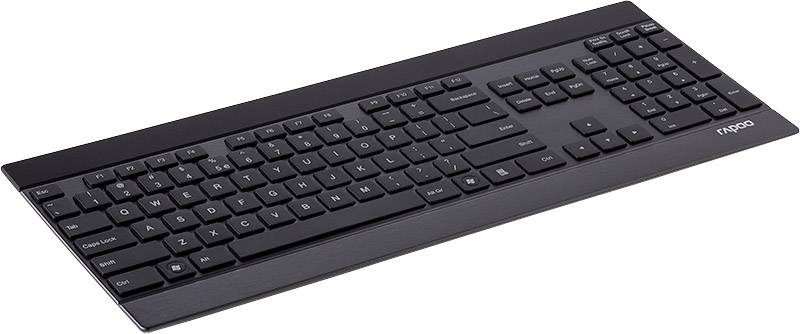 Rapoo E9270P Funk Tastatur Deutsch, QWERTZ Schwarz