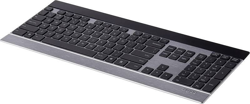 Rapoo E9270P Funk Tastatur Deutsch, QWERTZ Silber