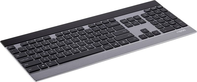 Rapoo E9270P Funk Tastatur Deutsch, QWERTZ Silber