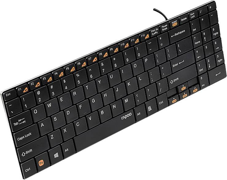 RAPOO N7200 TASTATUR BK