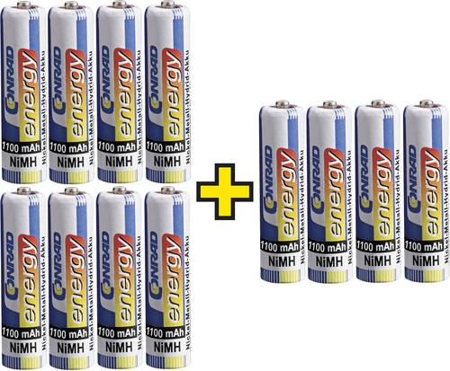 Micro (AAA)-Akku NiMH 1100 mAh 1.2V 12St.