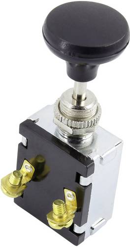 TRU Components Kfz-Drucktaster TC-A3-21 12 V/DC 30A 1 x Aus/Ein rastend 1St.