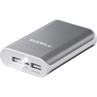 Varta Power Bank 6000mAh Powerbank 6000 mAh Li-Ion Grau, Weiß Statusanzeige Varta Power Bank 6000mAh Powerbank 6000 mAh Li-Ion Grau, Weiß Statusanzeige