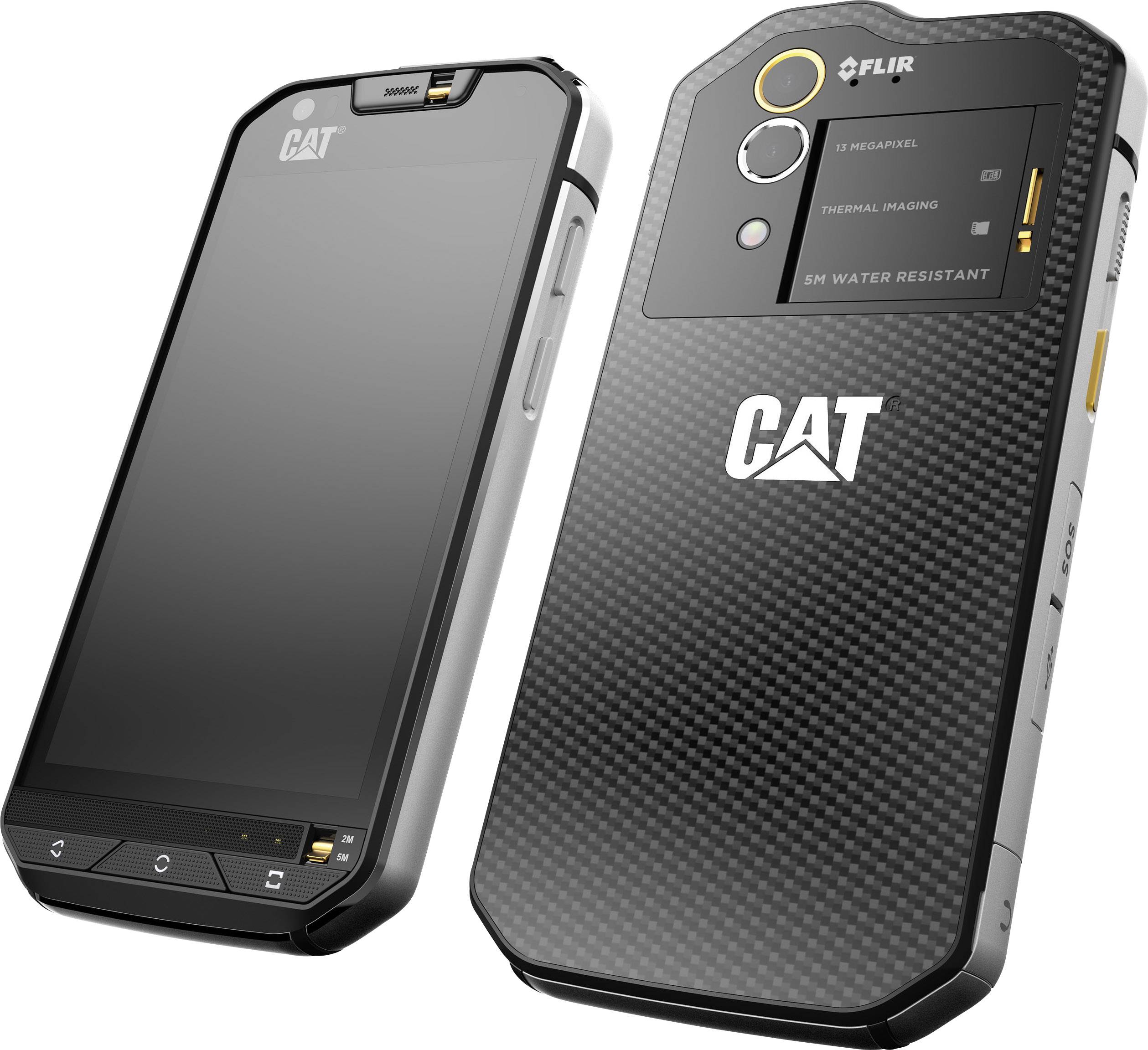 CAT S60 Outdoor Smartphone 32 GB 11.9 cm (4.7 Zoll) Schwarz Android™ 6.0 Marshmallow Dual-SIM