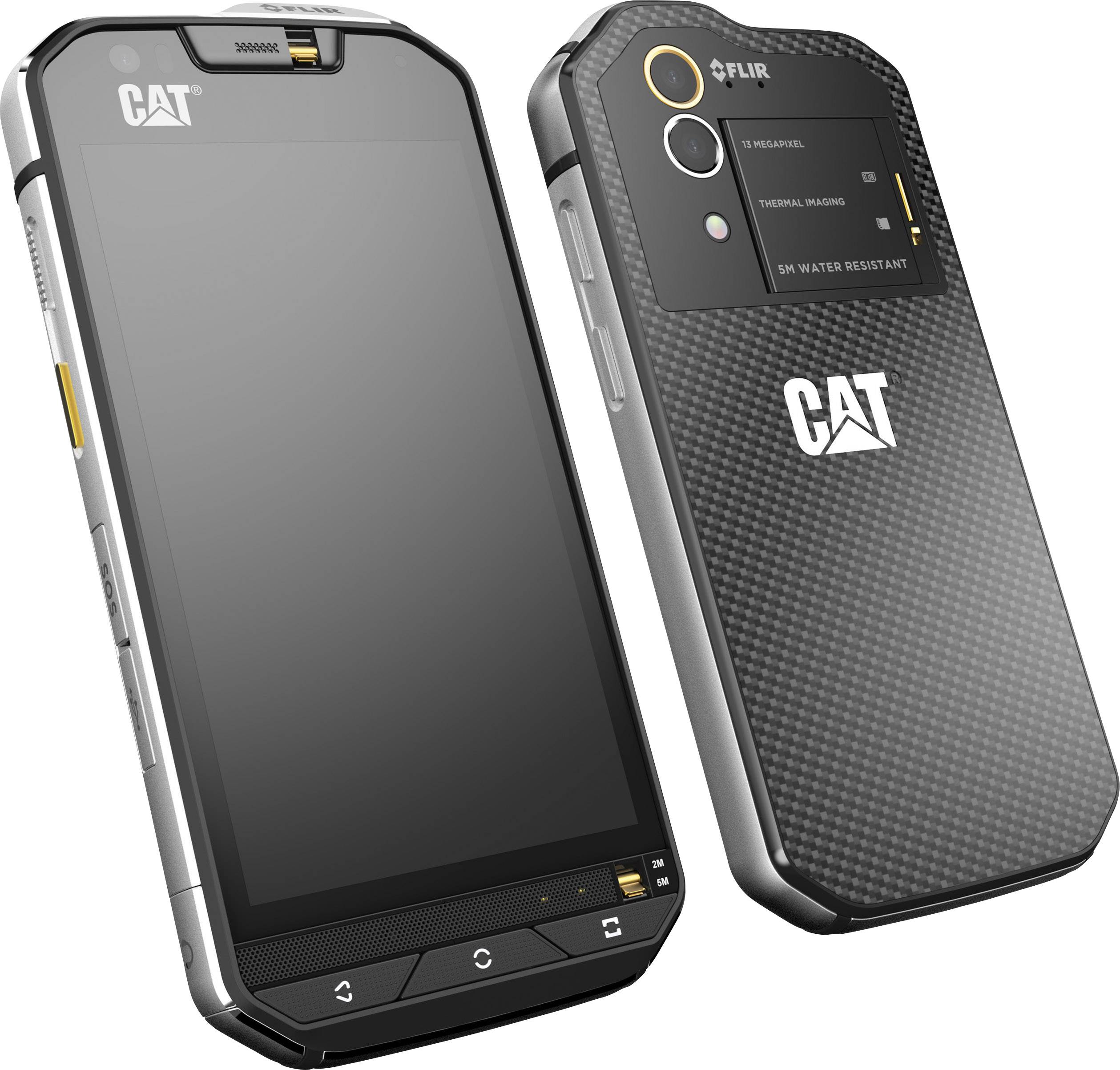 CAT S60 Outdoor Smartphone 32 GB 11.9 cm (4.7 Zoll) Schwarz Android™ 6.0 Marshmallow Dual-SIM