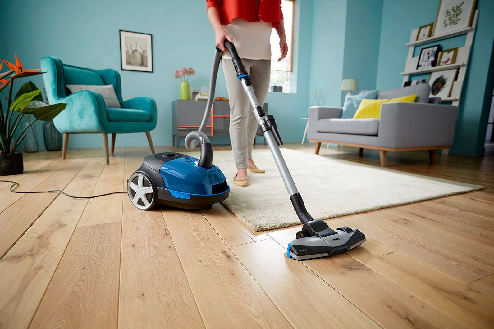 Philips Home Performer Active Staubsauger 650 W mit Staubbeutel