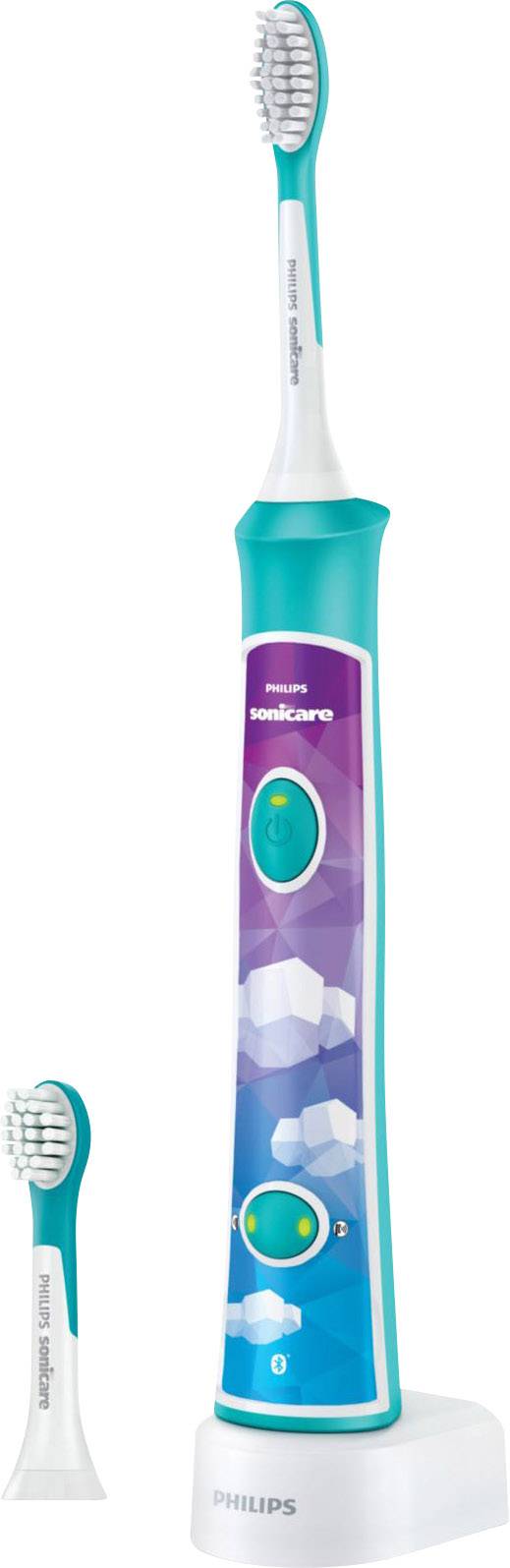 Philips Bodycare HX6322/04 Elektrische Kinderzahnbürste Schallzahnbürste Weiß, Bunt