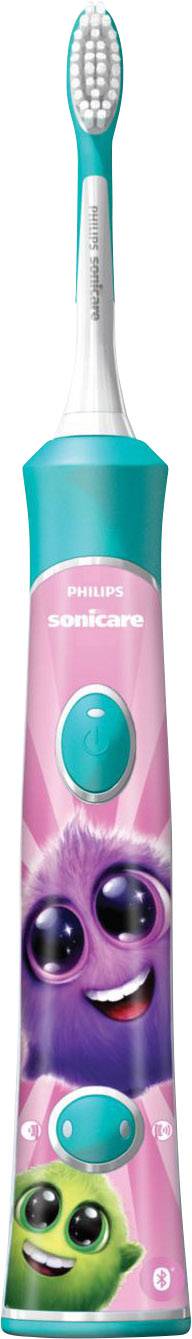 Philips Bodycare HX6322/04 Elektrische Kinderzahnbürste Schallzahnbürste Weiß, Bunt
