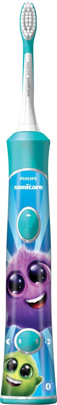 Philips Bodycare HX6322/04 Elektrische Kinderzahnbürste Schallzahnbürste Weiß, Bunt