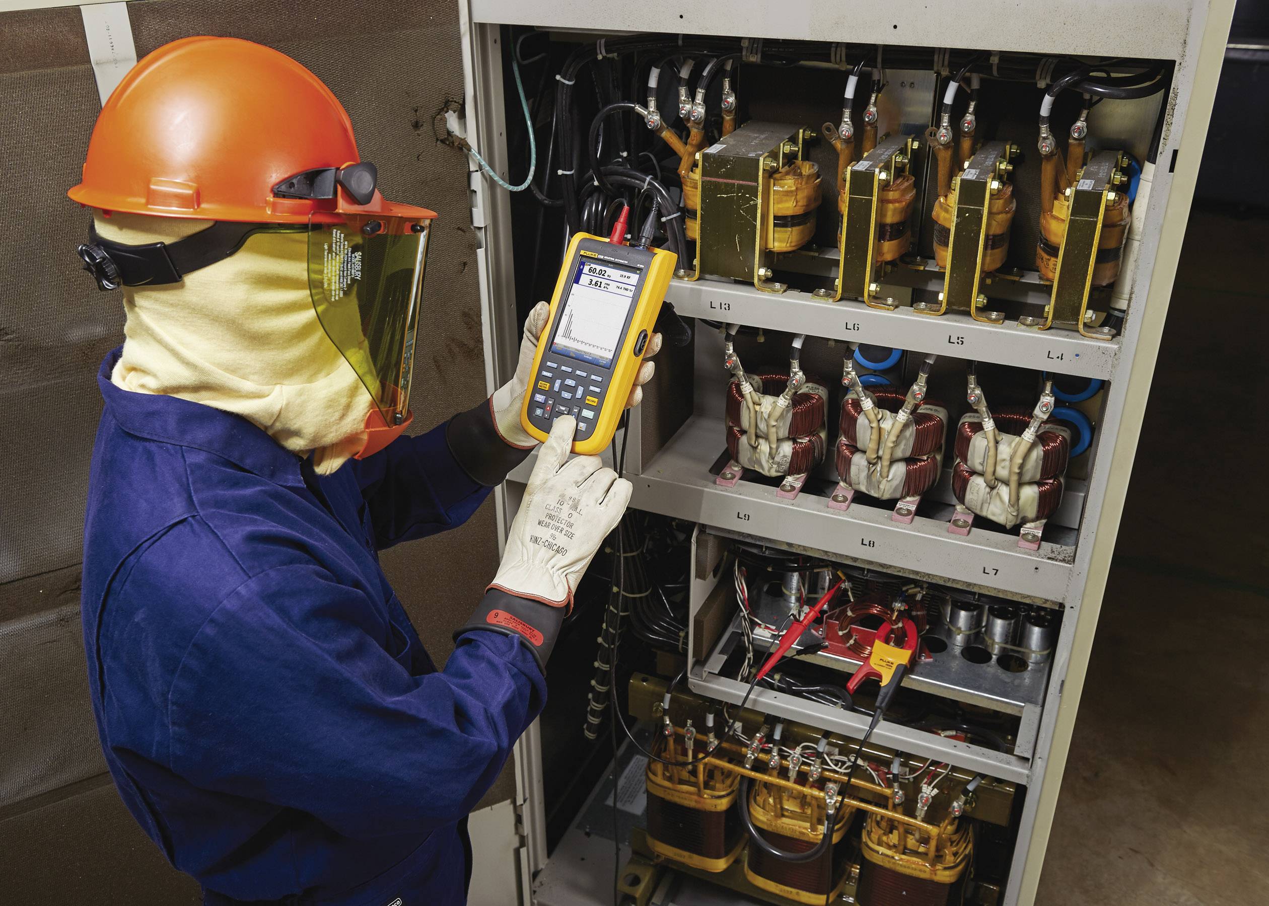 Fluke 124B/EU/S Hand-Oszilloskop 40 MHz 2-Kanal 4 GSa/s Multimeter-Funktionen 1 St.