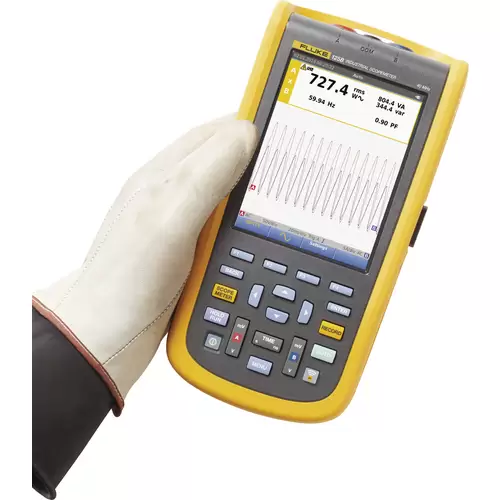 Fluke 124B/EU/S Hand-Oszilloskop 40MHz 2-Kanal 4 GSa/s Multimeter-Funktionen 1St. Fluke 124B/EU/S Hand-Oszilloskop 40MHz 2-Kanal 4 GSa/s Multimeter-Funktionen 1St.