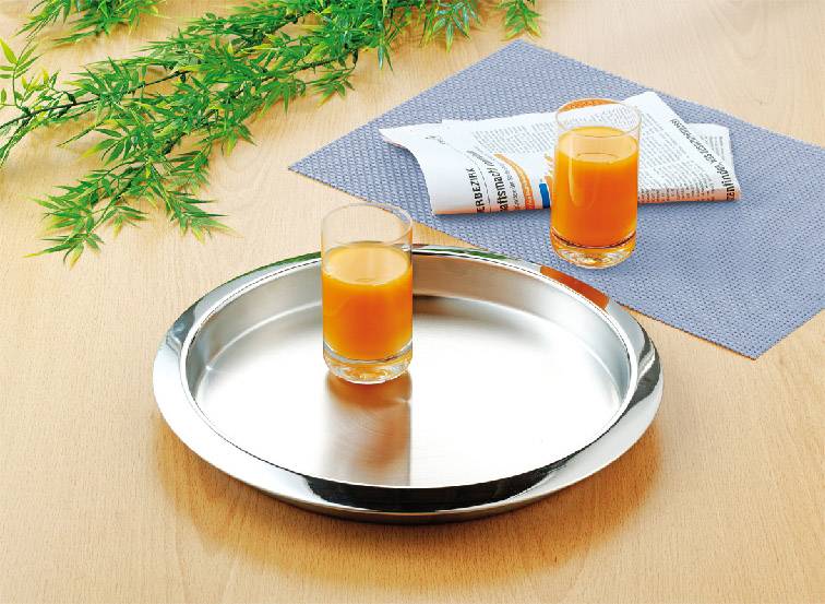 Esmeyer Serviertablett VENGA 307-009 35cm rund edelstahl