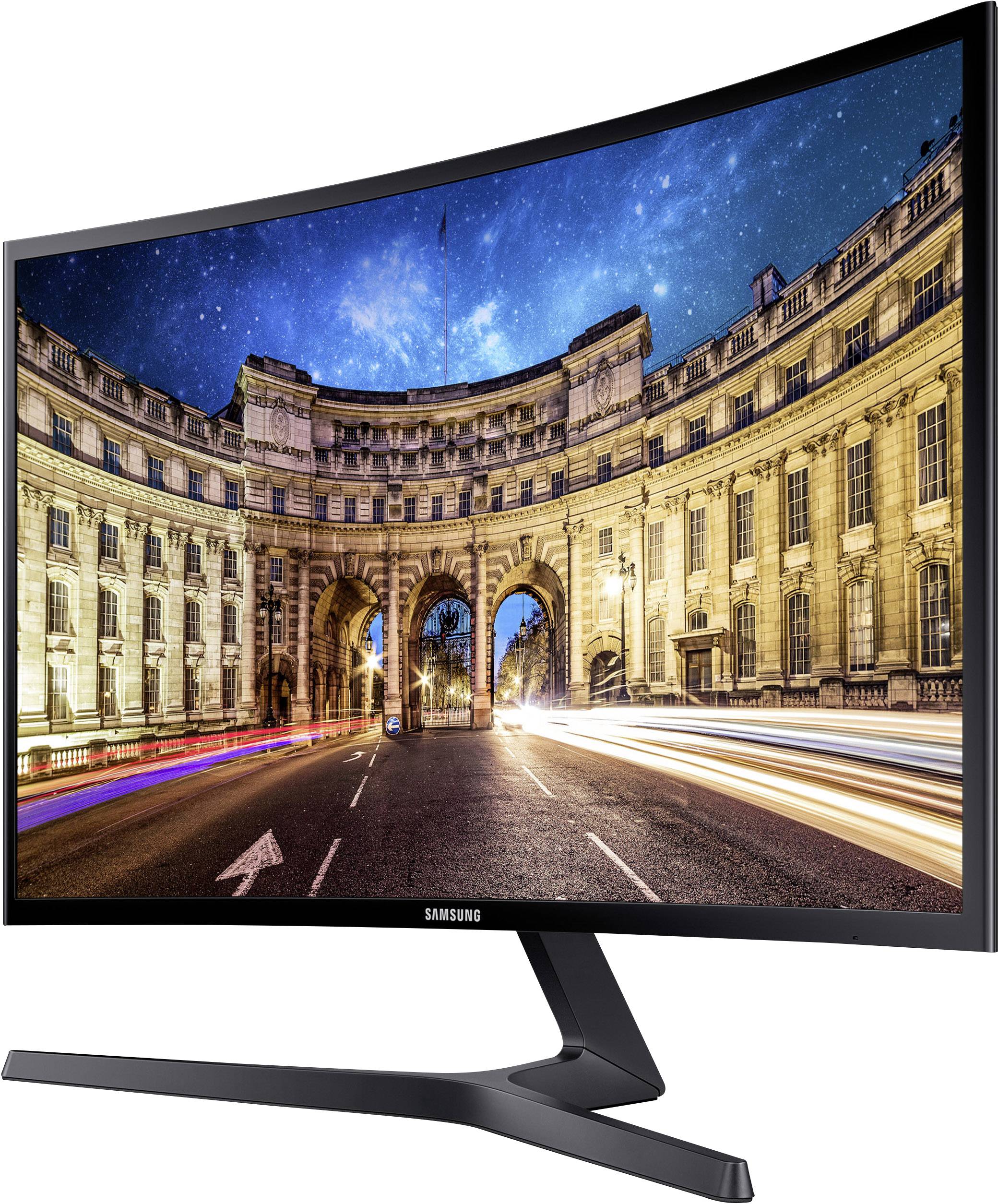 Samsung Sync Master C27F396F LED-Monitor 68.6 cm (27 Zoll) EEK G (A - G) 1920 x 1080 Pixel Full HD 4 ms HDMI®, VGA VA LED