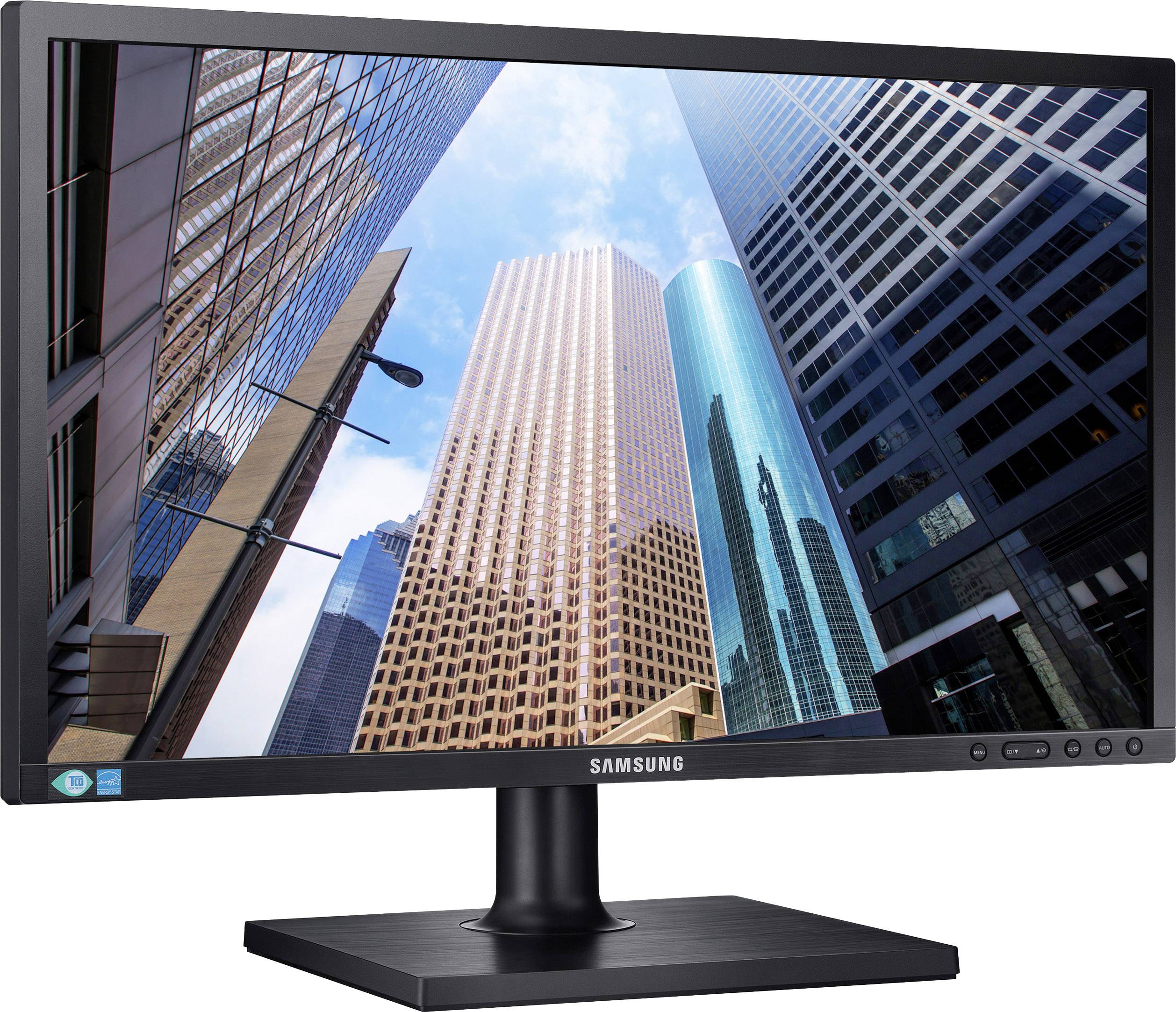 Samsung S24E450BL LED-Monitor 59.9 cm (23.6 Zoll) EEK G (A - G) 1920 x 1080 Pixel Full HD 5 ms DVI, VGA TN LED