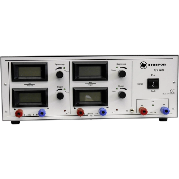 Statron 2225.4 Labornetzgerät, einstellbar 0 - 35V 0 - 5A 375W Anzahl Ausgänge 3 x Statron 2225.4 Labornetzgerät, einstellbar 0 - 35V 0 - 5A 375W Anzahl Ausgänge 3 x