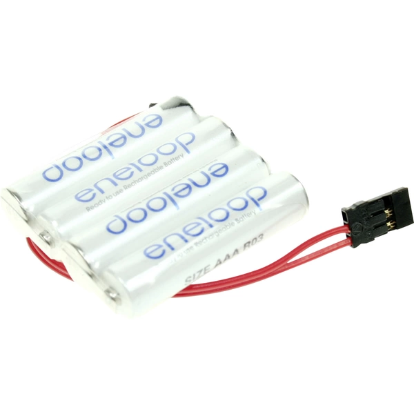Panasonic eneloop Reihe F1x4 Akkupack 4x Micro (AAA) Kabel, Stecker NiMH 4.8 V 750 mAh Panasonic eneloop Reihe F1x4 Akkupack 4x Micro (AAA) Kabel, Stecker NiMH 4.8 V 750 mAh