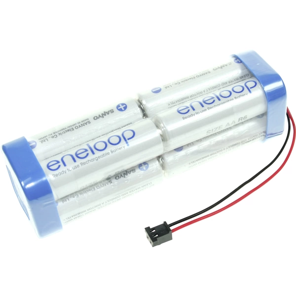 Panasonic eneloop Doppelwürfel F2x2x2 Graupner Akkupack 8x Mignon (AA) Kabel, Stecker NiMH 9.6V 1900 mAh Panasonic eneloop Doppelwürfel F2x2x2 Graupner Akkupack 8x Mignon (AA) Kabel, Stecker NiMH 9.6V 1900 mAh