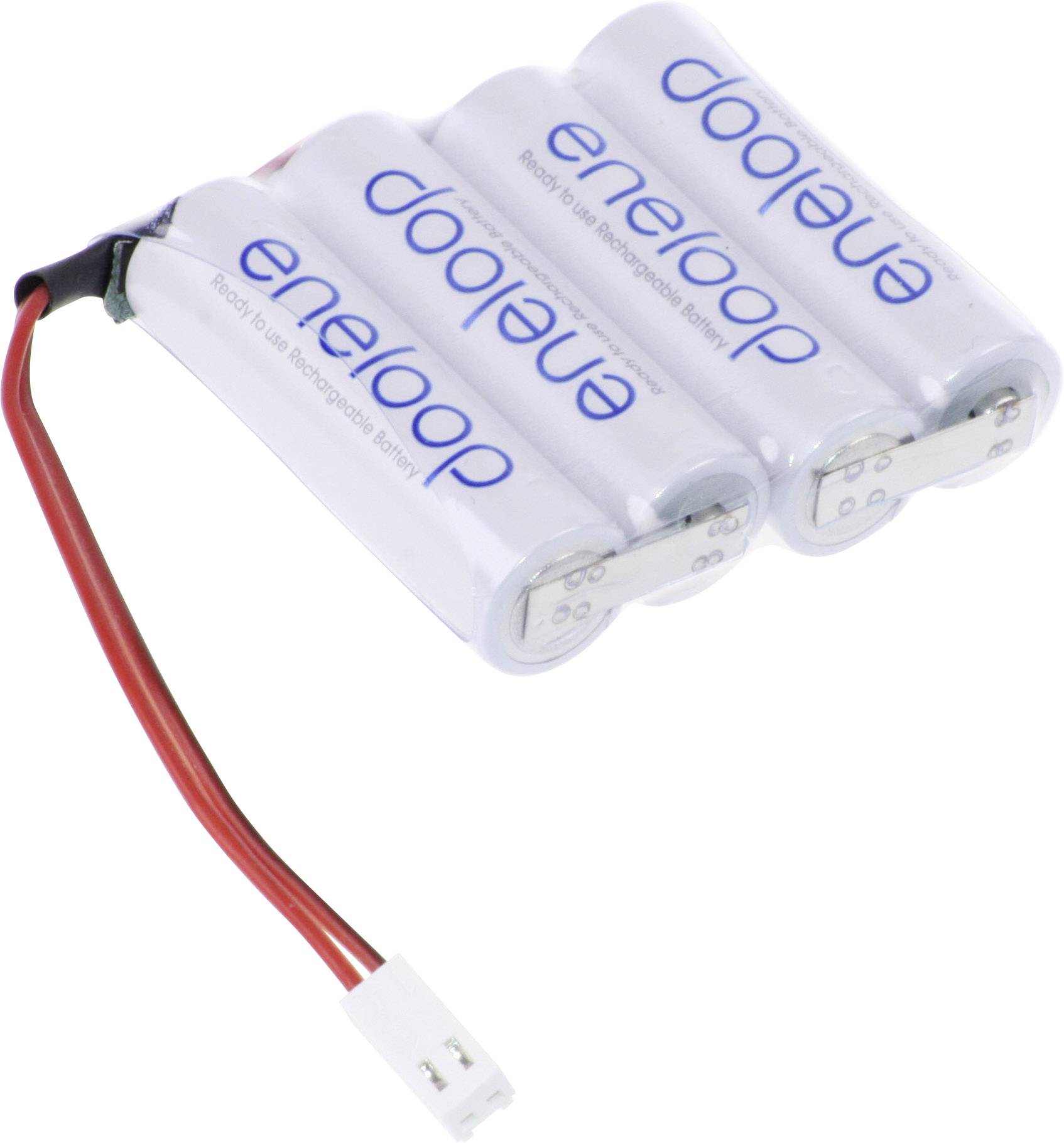 Panasonic eneloop Reihe F1x4 Futaba Akkupack 4x Mignon (AA) Kabel, Stecker NiMH 4.8V 1900 mAh