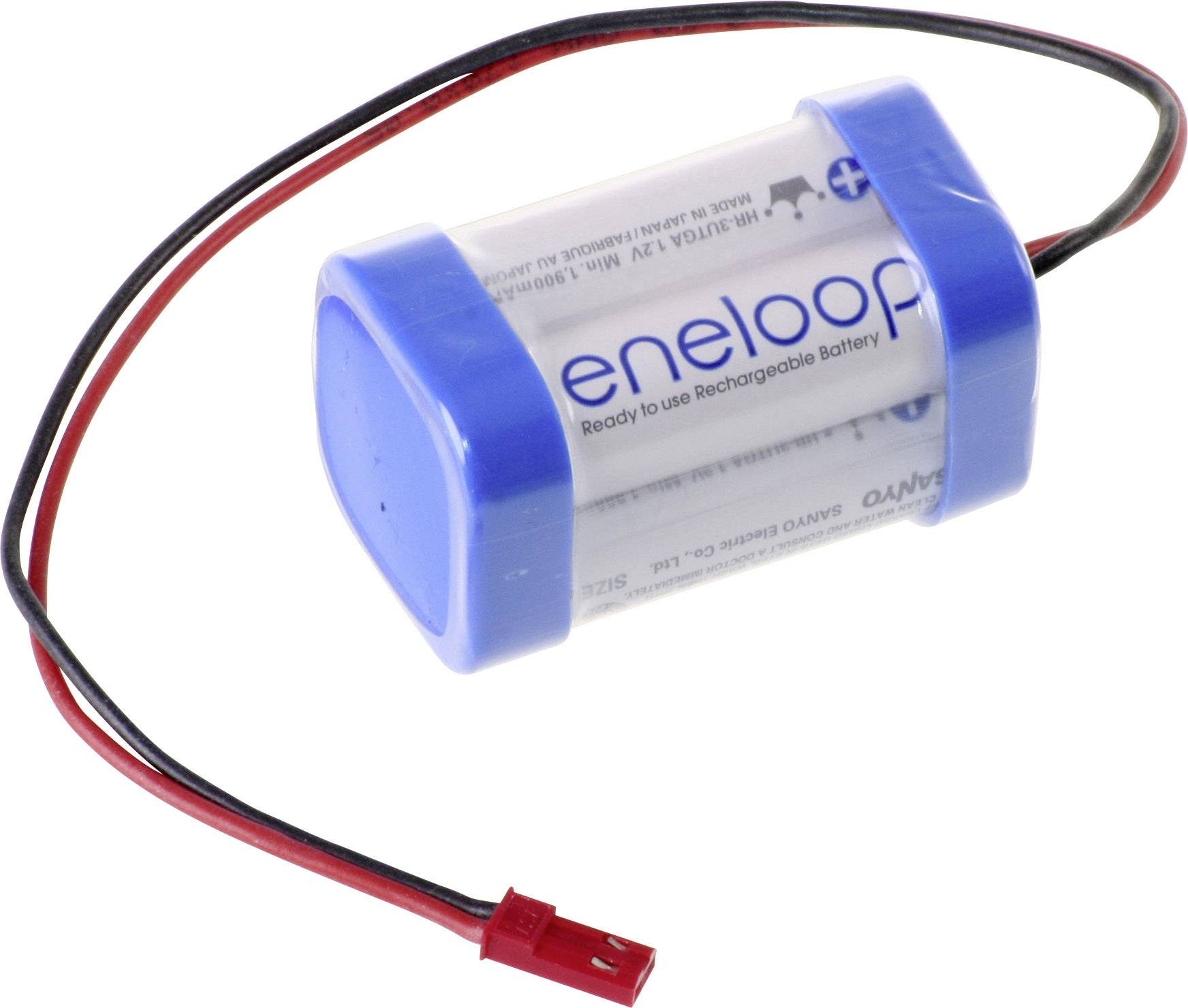 Panasonic eneloop Würfel F2x2 BEC Akkupack 4x Mignon (AA) Kabel, Stecker NiMH 4.8V 1900 mAh