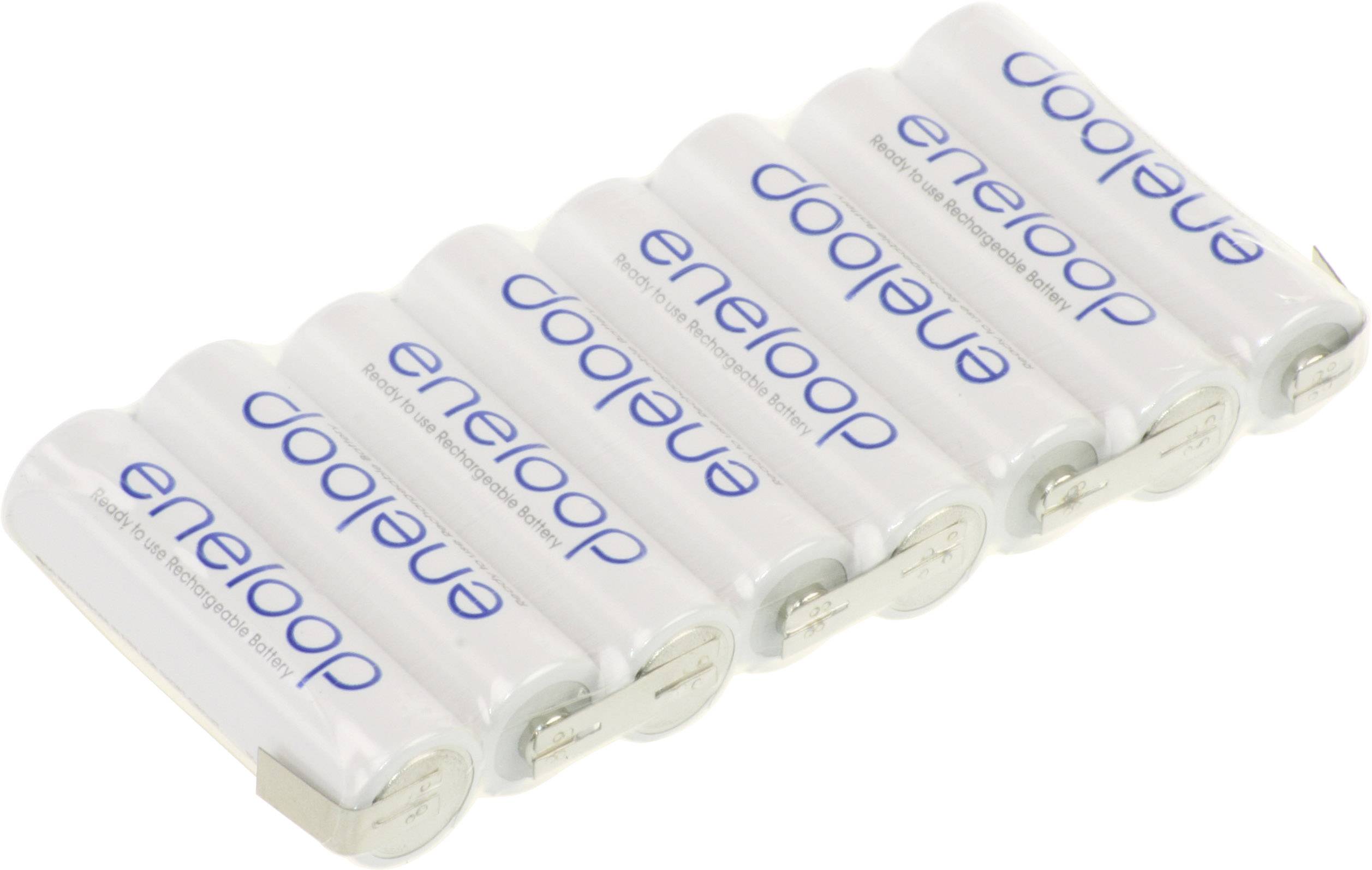 Panasonic eneloop Reihe F1x8 Akkupack 8x Mignon (AA) U-Lötfahne NiMH 9.6V 1900 mAh