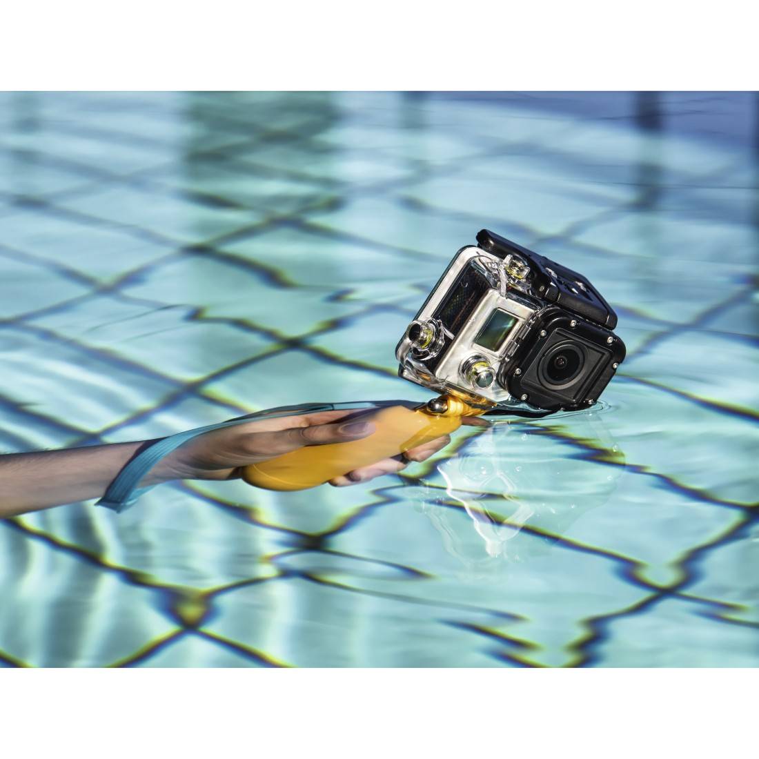Hama SCHWIMMGRIFF F.GOPRO GELB Schwimmgriff GoPro
