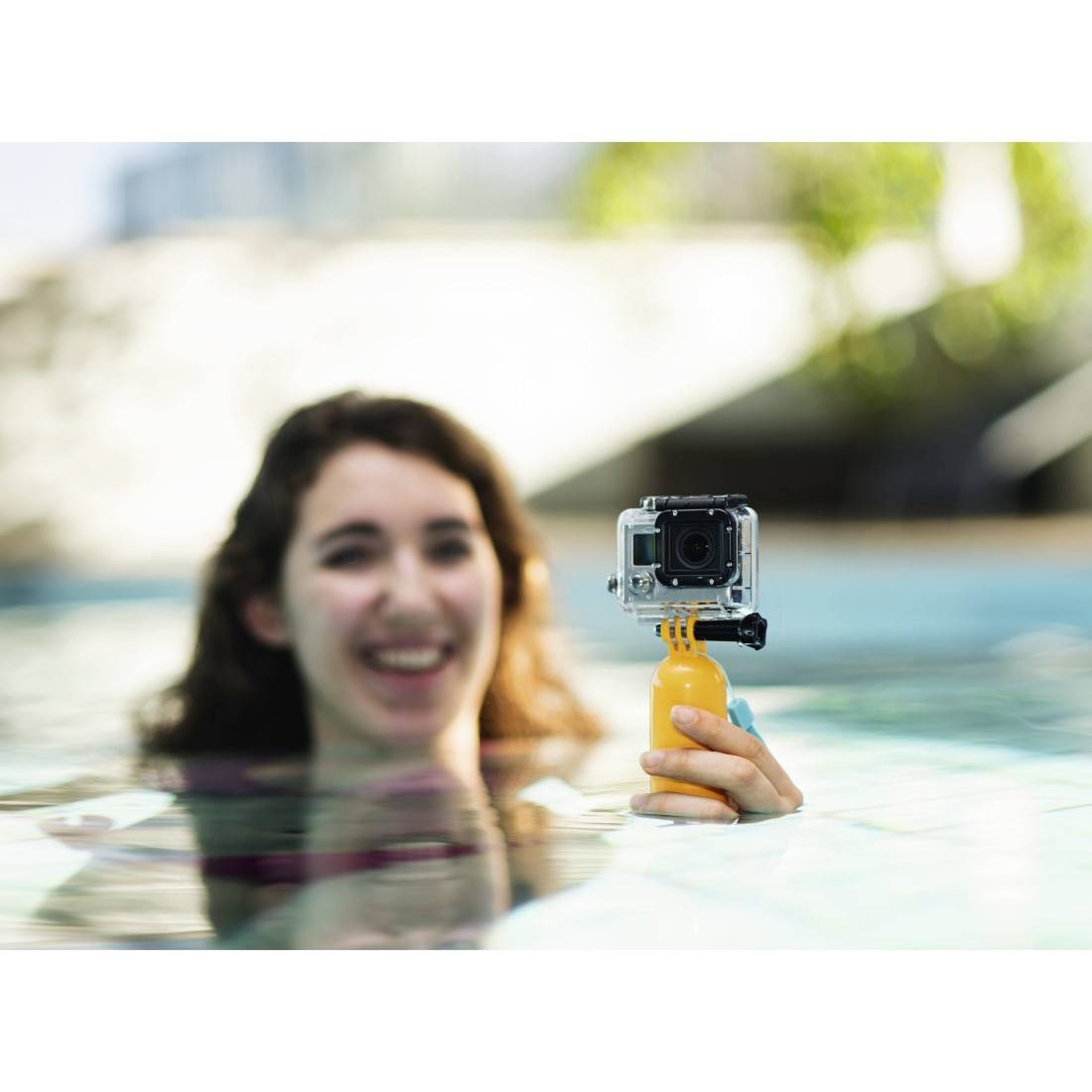 Hama SCHWIMMGRIFF F.GOPRO GELB Schwimmgriff GoPro