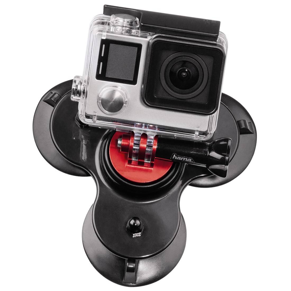 Hama SAUGSTATIV 3-FACH FUER GP Saugnapfhalterung GoPro