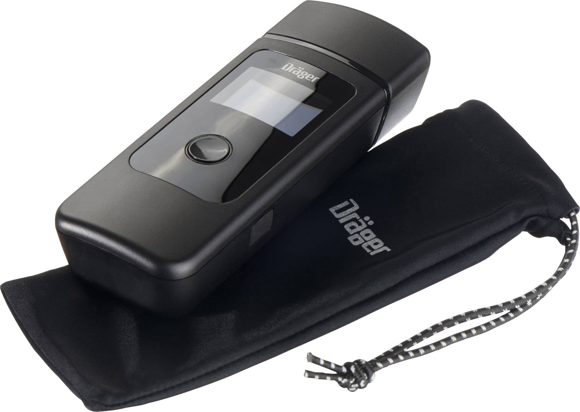 Dräger Alcotest 3820 Multilingual Alkoholtester Schwarz 0 bis 5 ‰ Alarm, Countdown-Funktion, inkl. Display