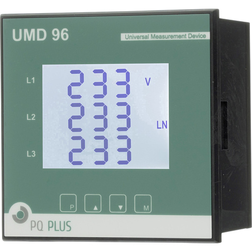 PQ Plus UMD 96S Appareil de mesure universel UMD 96S - Encastrement du tableau de distribution - Modbus RS485