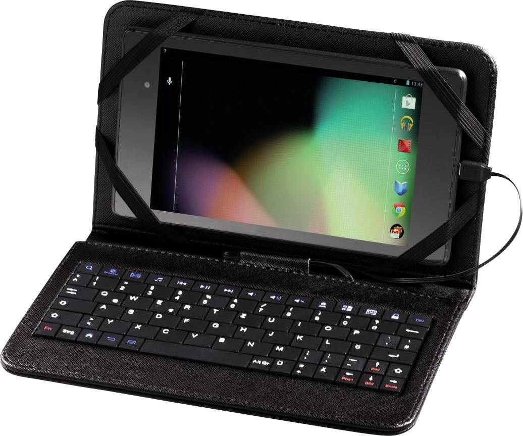 Hama 50467 Tablet-Tastatur mit BookCover Passend für Marke (Tablet): Universal   Android™