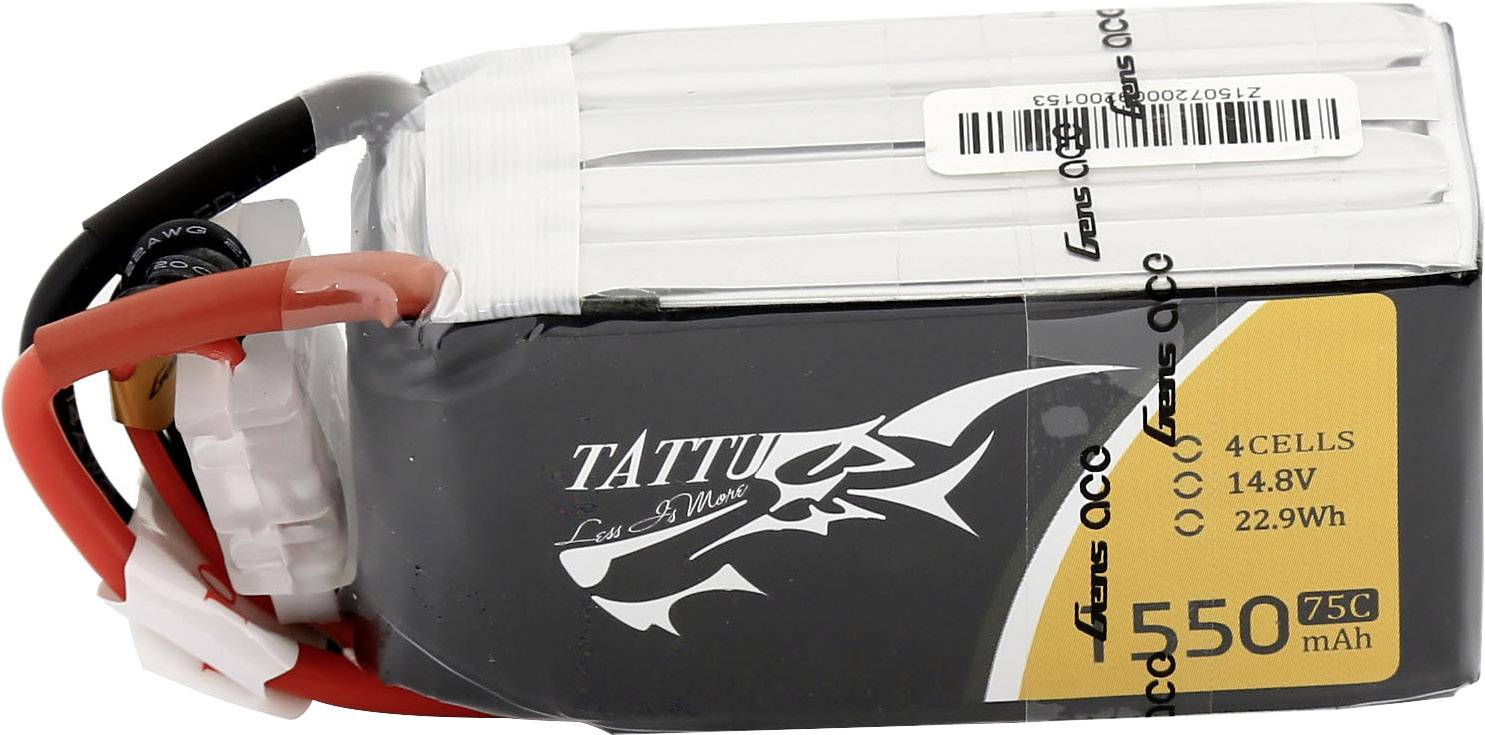 Tattu Modellbau-Akkupack (LiPo) 14.8V 1550 mAh Zellen-Zahl: 4 75 C Softcase XT60