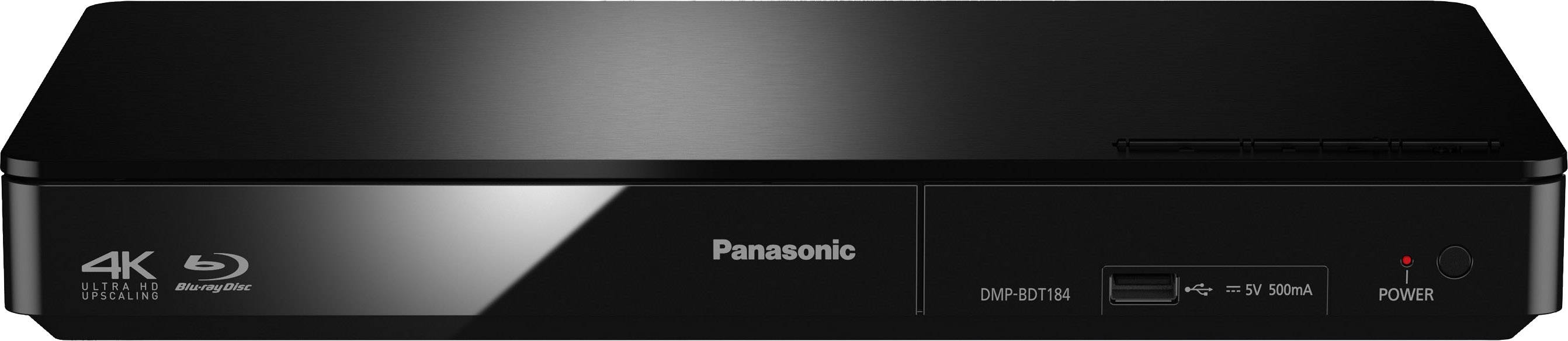 Panasonic DMPBDT184 3DBlurayPlayer 4K Upscaling Schwarz digitalo