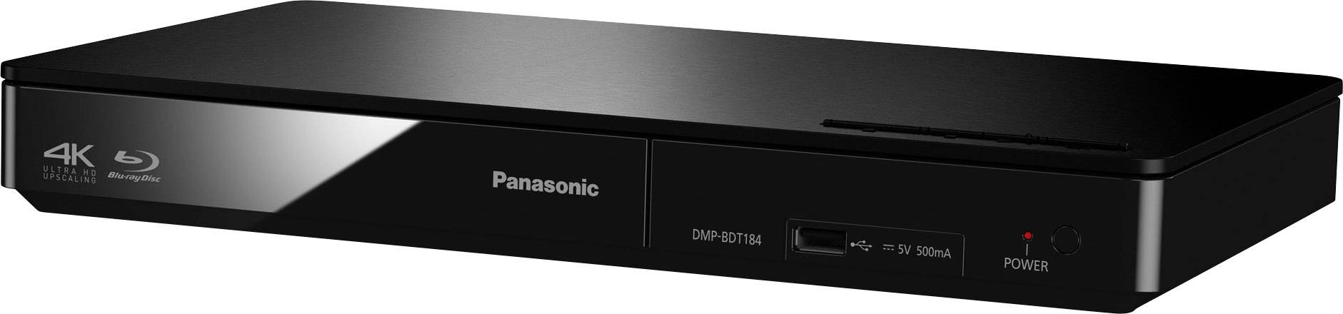 Panasonic DMP-BDT184 3D-Blu-ray-Player 4K Upscaling Schwarz