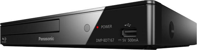 Panasonic DMPBDT167 3DBlurayPlayer Full HD Upscaling Schwarz