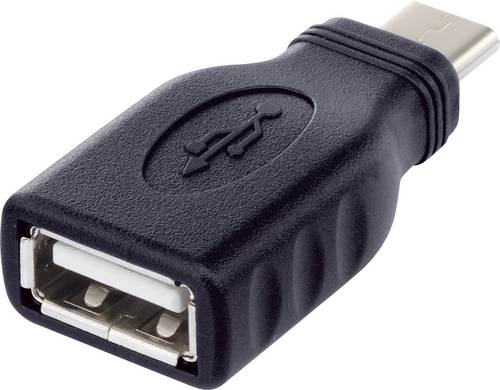 Renkforce USB 2.0 Adapter [1x USB-C® Stecker - 1x USB 2.0 Buchse A] rf-usba-10 mit OTG-Funktion, ve