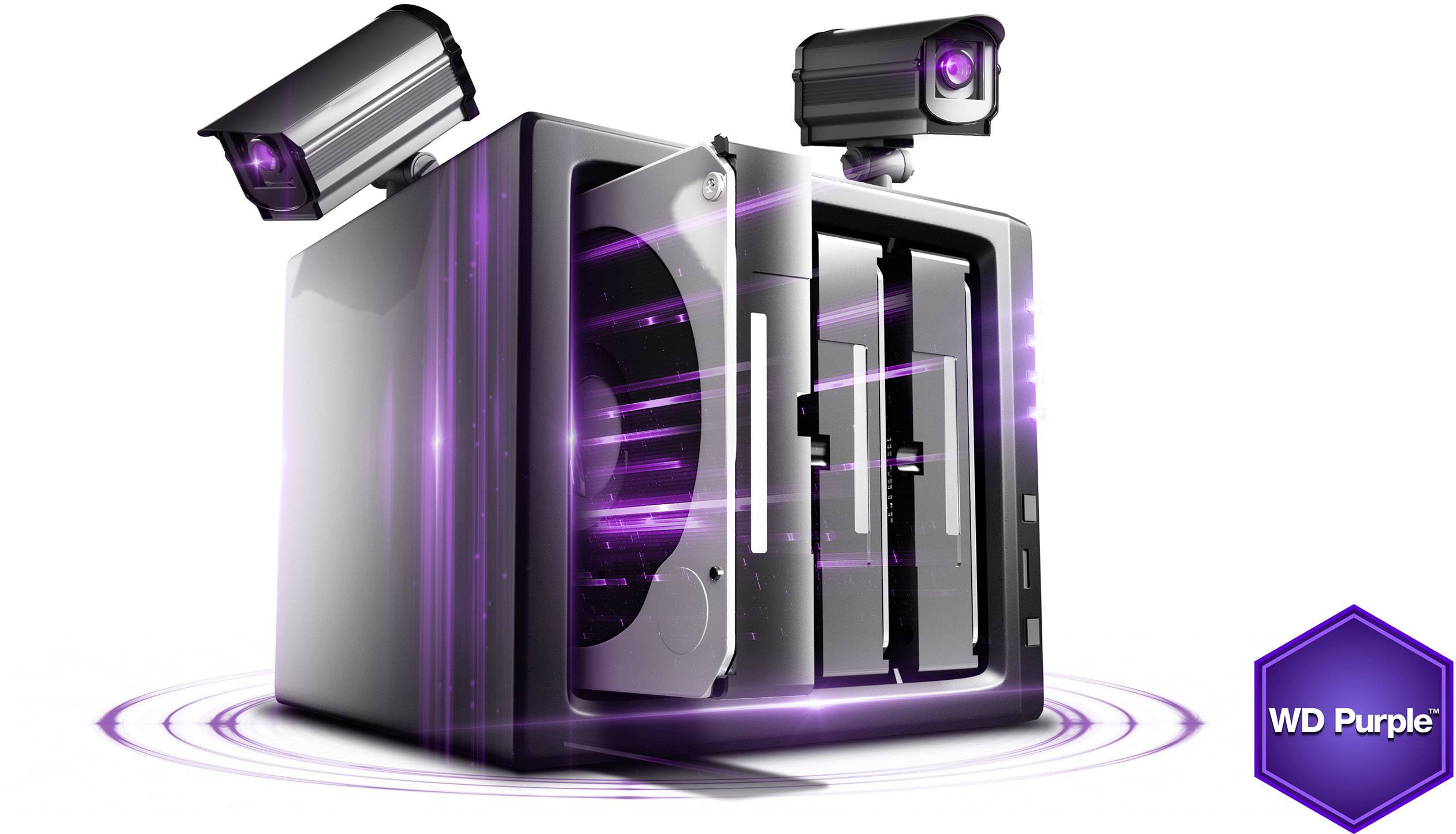 Western Digital Purple™ 10 TB Interne Festplatte 8.9 cm (3.5 Zoll) SATA III WD100PURZ Bulk
