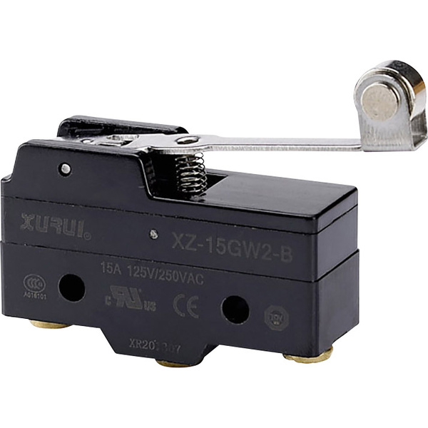 TRU Components Mikroschalter XZ-15GW2-B 250 V/AC 15A 1 x Ein/(Ein) tastend 1St.