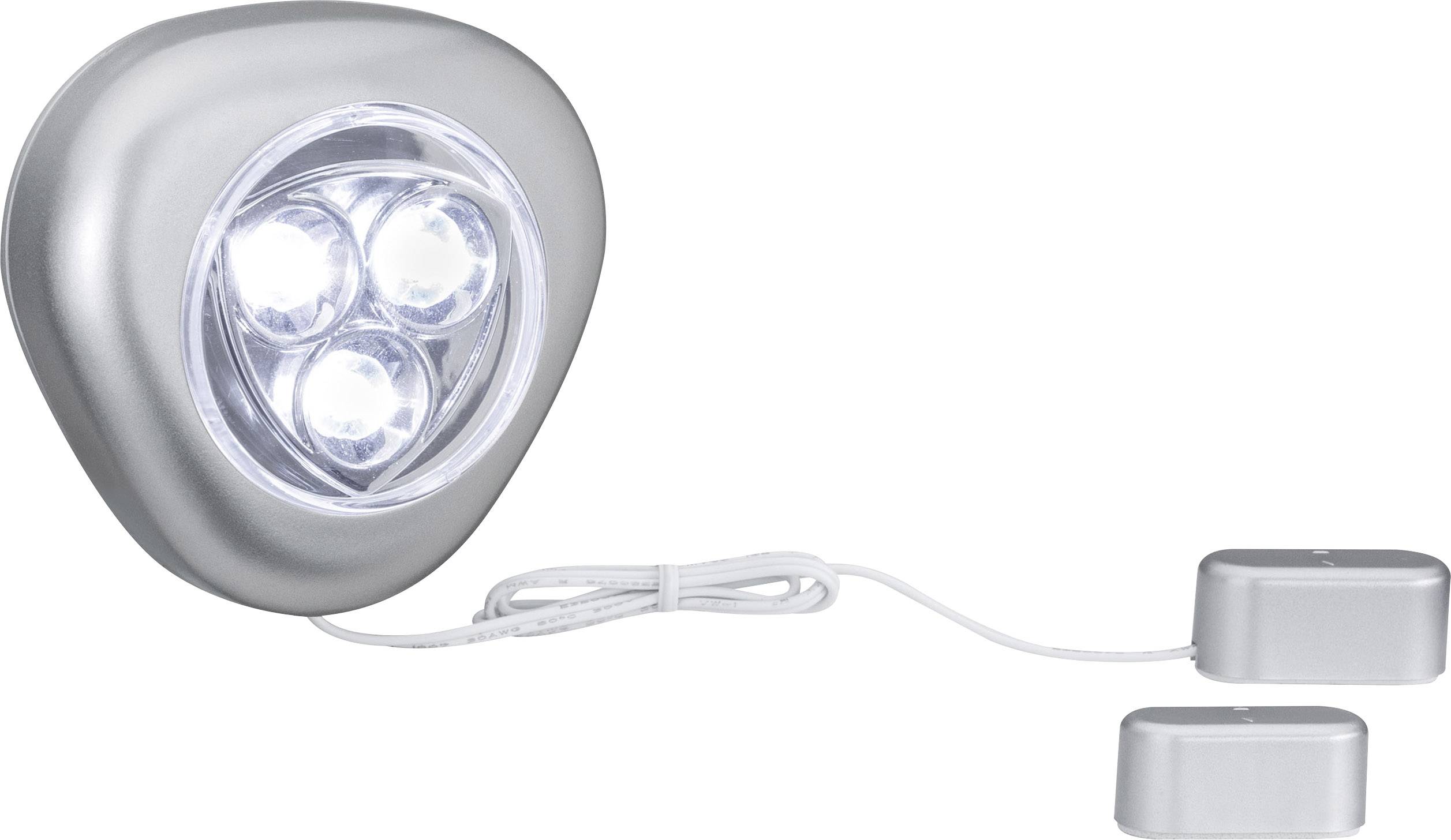 Paulmann 70500 TriLED LED-Schrankleuchte mit Magnetkontakt 0.54W Tageslichtweiß Aluminium