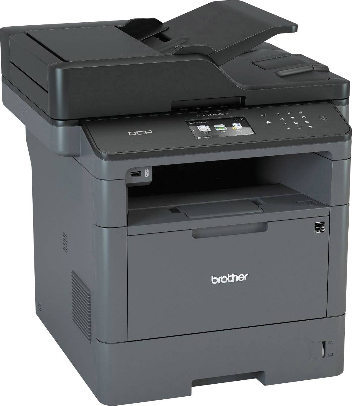 Brother DCP-L5500DN Multifunktionsdrucker Laser Schwarz-Weiß A4 Drucker, Scanner, Kopierer LAN, Duplex, ADF