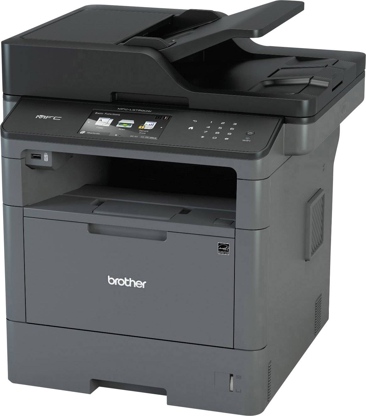 Brother MFC-L5750DW Multifunktionsdrucker Laser Schwarz-Weiß A4 Drucker, Scanner, Kopierer, Fax LAN, Duplex, Duplex-ADF